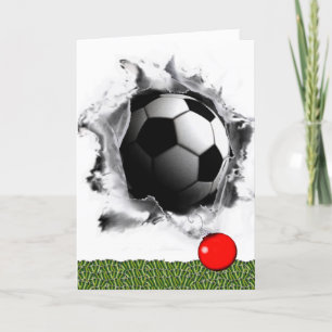 Fotbollssäsongens Hälsning-jul Helgkort