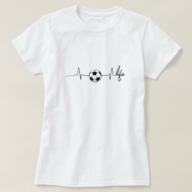 Fotbollsskåp älskare T-Shirt (Design framsida)