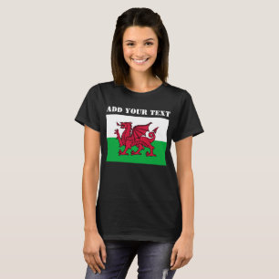 Fotbollsskåp i Wales Flagga 2022 T Shirt