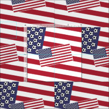 Fotbollsskåp Stars och stripes Flagga