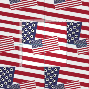 Fotbollsskåp Stars och stripes Flagga Tyg