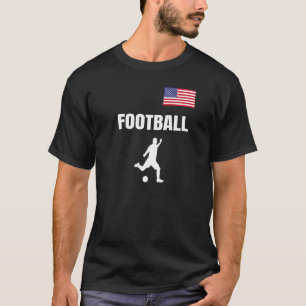 Fotbollsskåp, Usa 2021 Flagga Tokyo 2021-Vintagen T Shirt