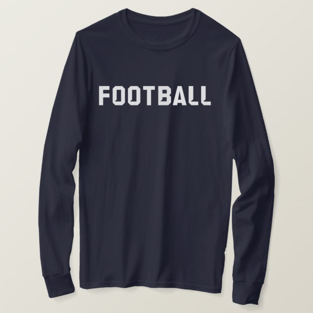 Fotbollsskjorta, Långärmad T-shirt (anpassningsbar (Design framsida)