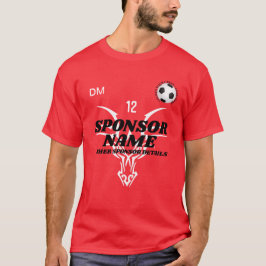 Fotbollsskjortan Skapar ditt eget fotbollslag T Shirt