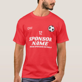 Fotbollsskjortan Skapar ditt eget fotbollslag T Shirt