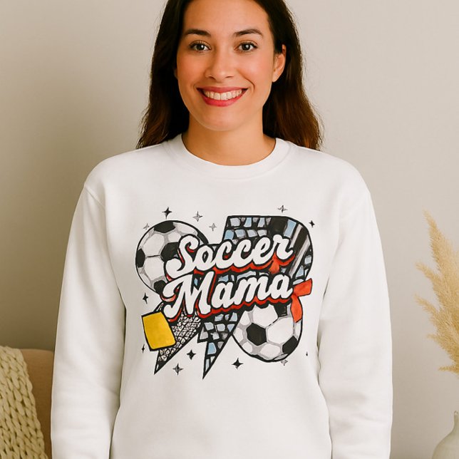Fotbollsskjortor - fetstil och mönstrad Mamma T Shirt (Skapare uppladdad)