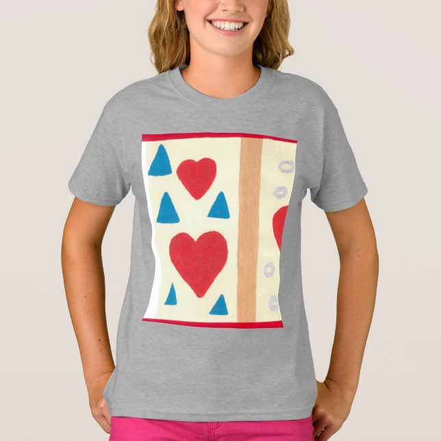 Fotbollsskjortor för flickor t shirt (Framsida)