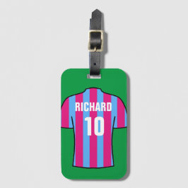 Fotbollsskjortor i Claret & Blue Bagagebricka