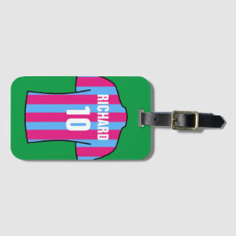 Fotbollsskjortor i Claret & Blue Bagagebricka