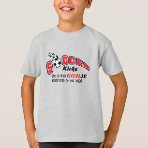 Fotbollsskockar dig till din Goalie - Red T Shirt