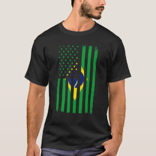 Fotbollsskor (brasiliansk Flagga Soccer Sports) T Shirt