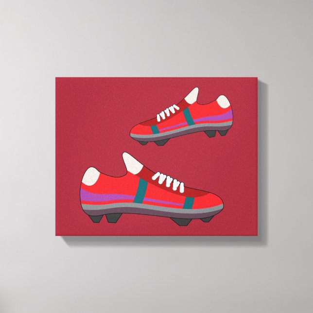 Fotbollsskor Canvas (Framsida)