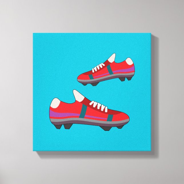 Fotbollsskor Canvas (Framsida)