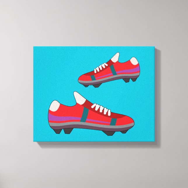 Fotbollsskor Canvas (Framsida)