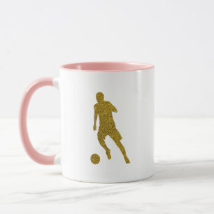 Fotbollsskor Coola Guld Glitter Titta Mugg