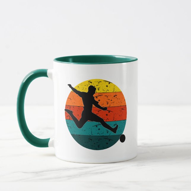 Fotbollsskor för Retro | Enkel Retro Färg Mugg (Vänster)