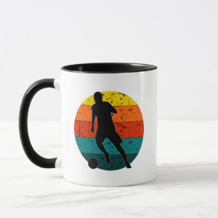 Fotbollsskor för Retro Enkel Retro Färg Mugg