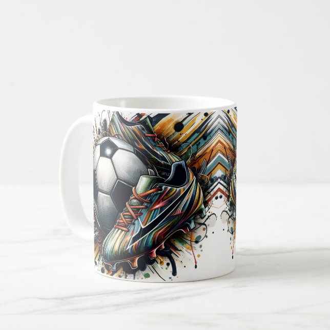 Fotbollsskor Kaffemugg (Framsida vänster)