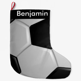 Fotbollsskorgsdesign - stor julklapp julstrumpa