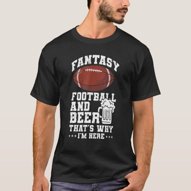 Fotbollsskuttar och öl-utstrykningar t shirt (Framsida)