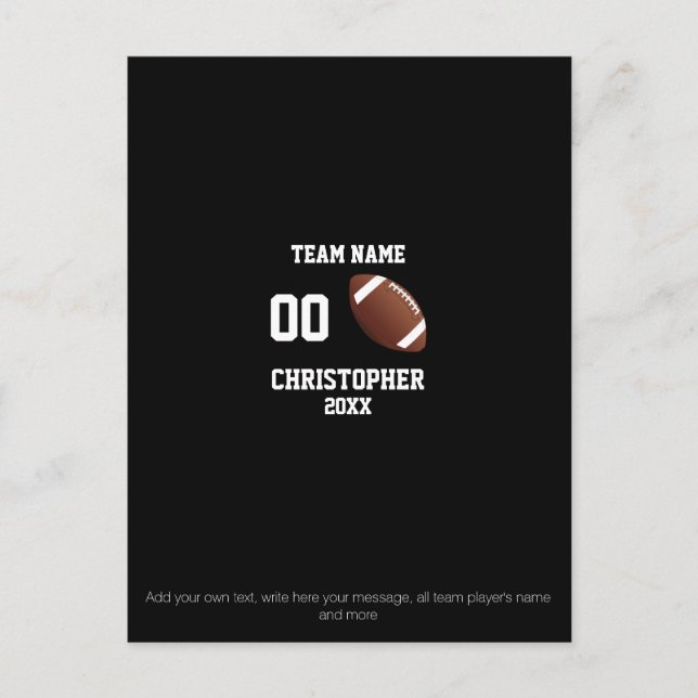 Fotbollssortering Vykort (Framsida)