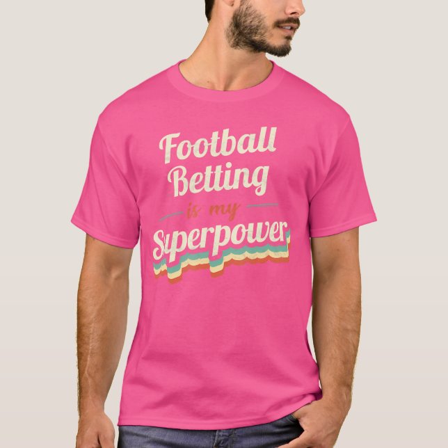 Fotbollsspel är min supermaktliga fotbollsbete t shirt (Framsida)