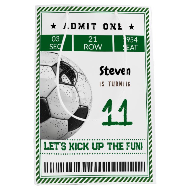 Fotbollsspel barns födelsedag (Framsidan)