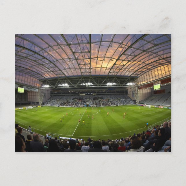Fotbollsspel, Forsyth Barr Stadium, Dunedin Vykort (Framsida)
