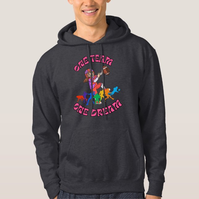 Fotbollsspel Hoodie (Framsida)