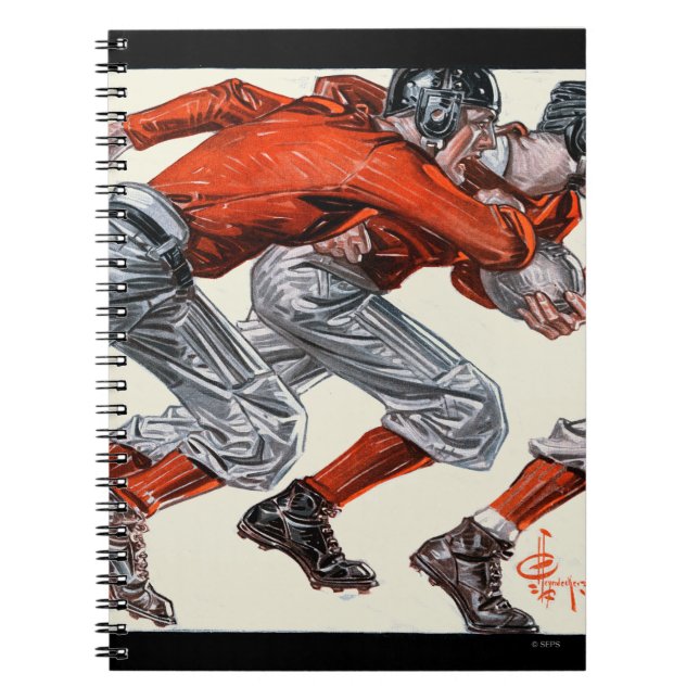 Fotbollsspelare Anteckningsbok (Framsidan)