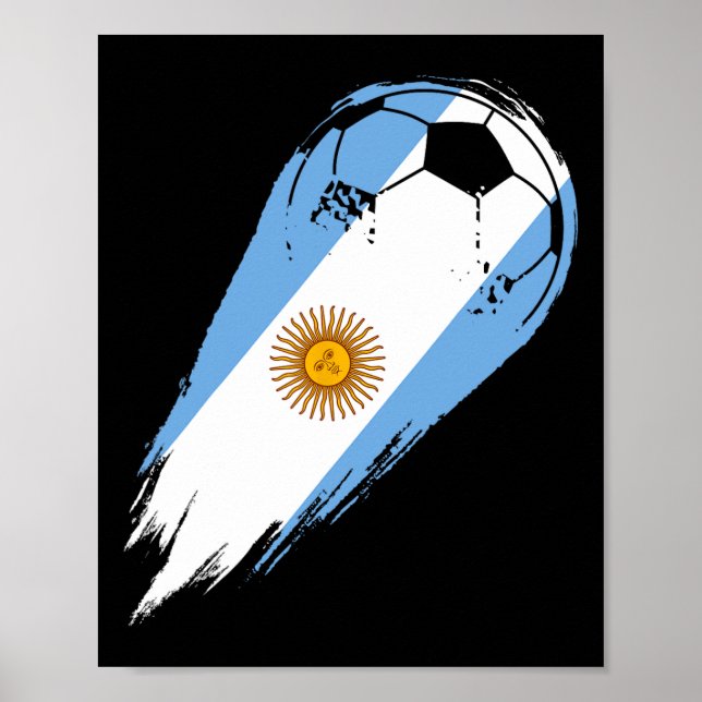 Fotbollsspelare Av Pride Argentina  Poster (Framsidan)