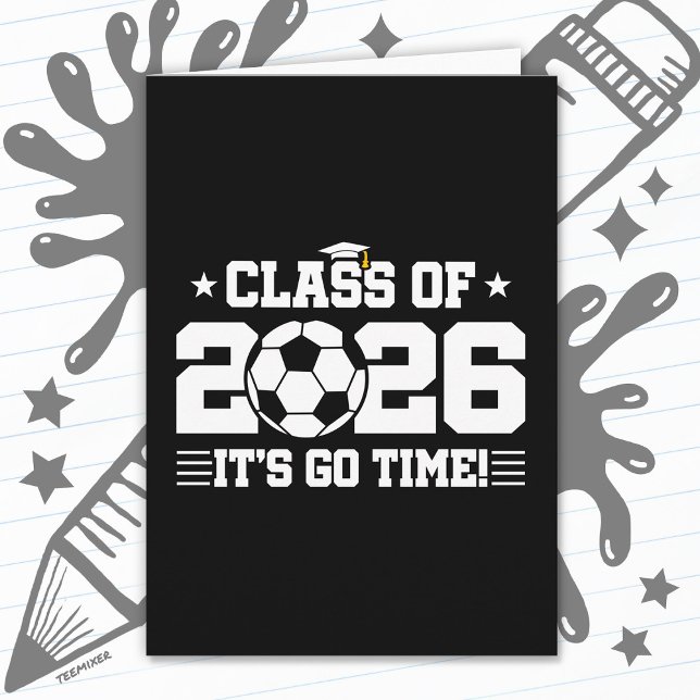 Fotbollsspelare Examenklass 2026 Senior Kort (Skapare uppladdad)
