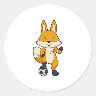 Fotbollsspelare - fotboll runt klistermärke