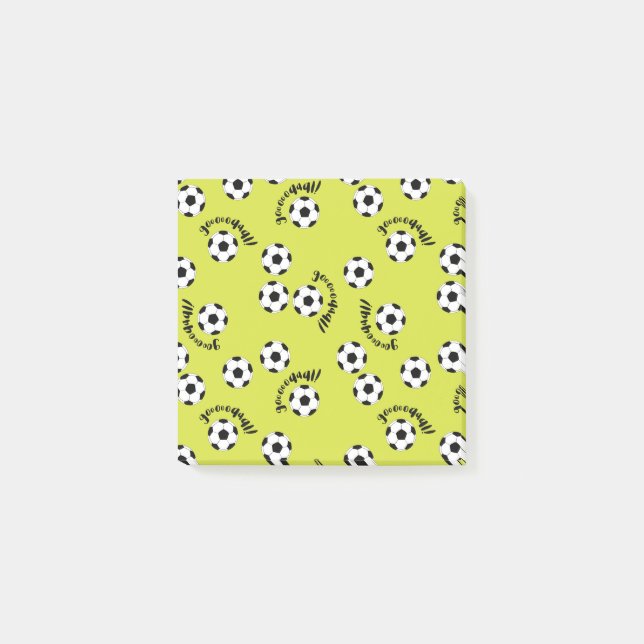 Fotbollsspelare | Fotbollen är ungefär Joy Post-it Block (Framsida)