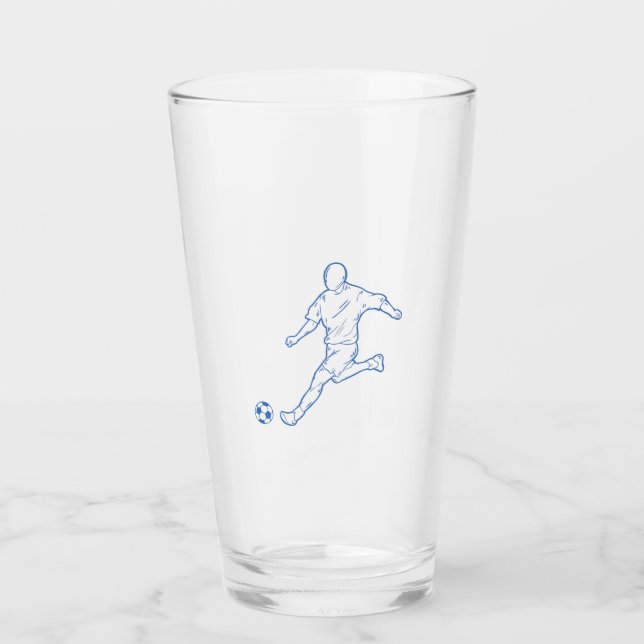 fotbollsspelare glaskopp (Framsida)