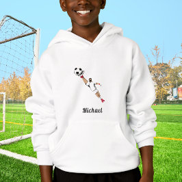Fotbollsspelare Goalie Goalkeeper Keeper Kids Namn T Shirt