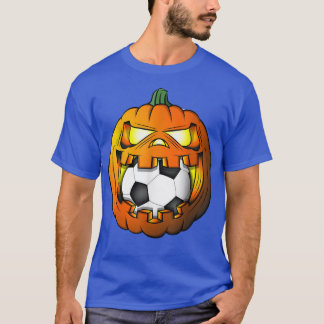 Fotbollsspelare Halloween Pumpkin Skeleton Tees Ki T Shirt