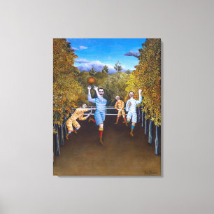 Fotbollsspelare   Henri Rousseau   Canvastryck