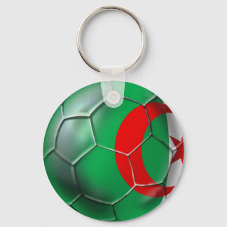 Fotbollsspelare i Algeriet flagga Nyckelring