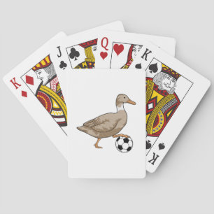 Fotbollsspelare i anka casinokort