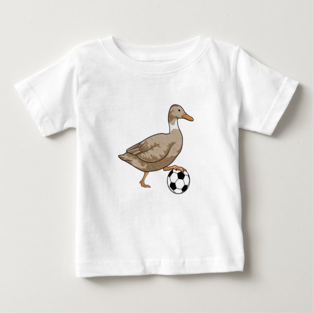 Fotbollsspelare i anka t shirt (Framsida)