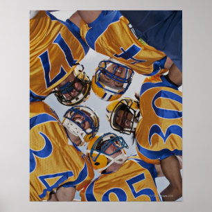 Fotbollsspelare i bråte poster