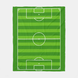 Fotbollsspelare i Fält / Fotbollsmatcher Fleecefilt