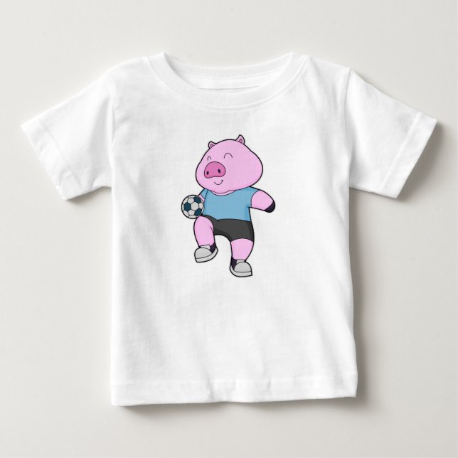 Fotbollsspelare i gris t shirt (Framsida)