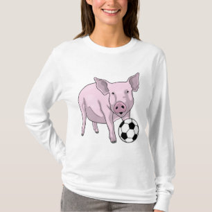 Fotbollsspelare i gris t shirt