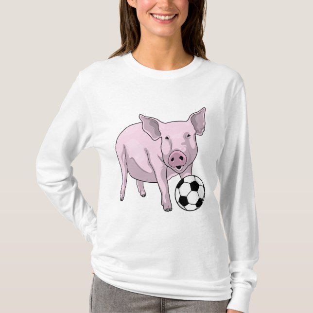 Fotbollsspelare i gris t shirt (Framsida)