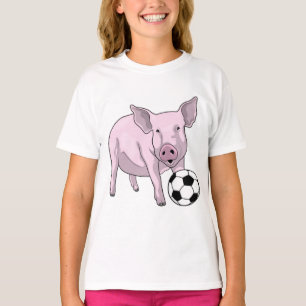 Fotbollsspelare i gris t shirt