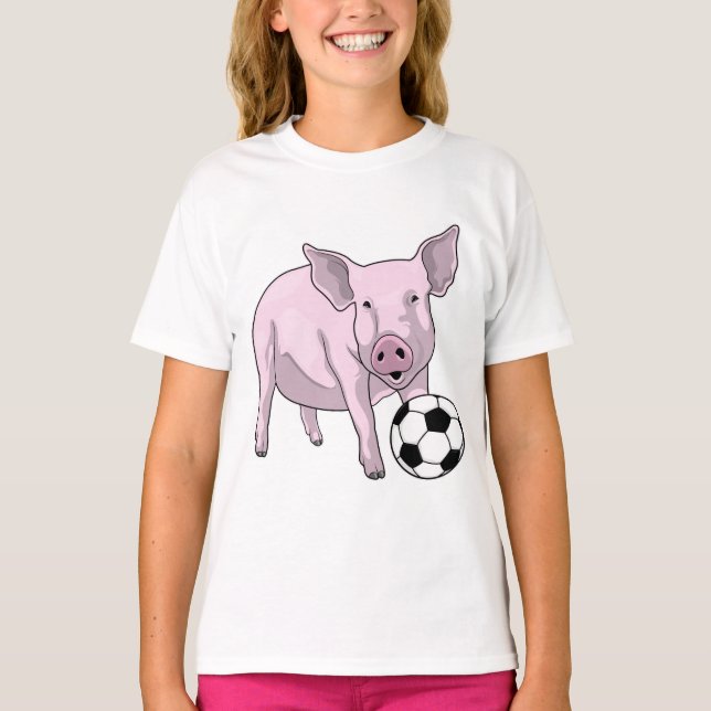 Fotbollsspelare i gris t shirt (Framsida)