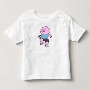 Fotbollsspelare i gris t shirt