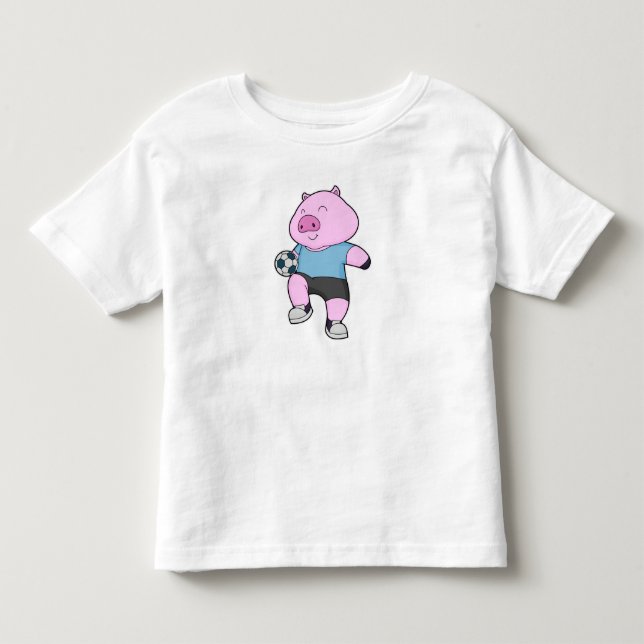 Fotbollsspelare i gris t shirt (Framsida)